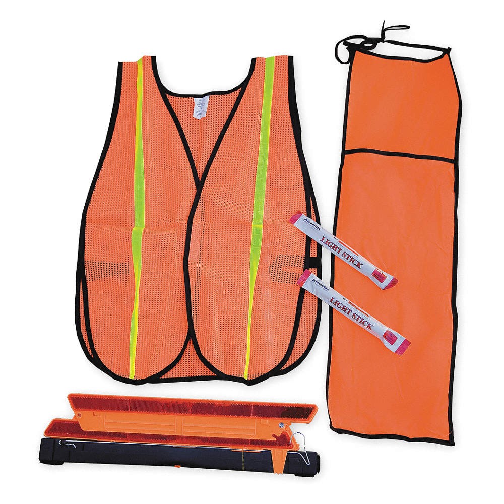 CORTINA 95-06-03 Motorist Safety Kit/Triangle,5 Piece 1EKU2