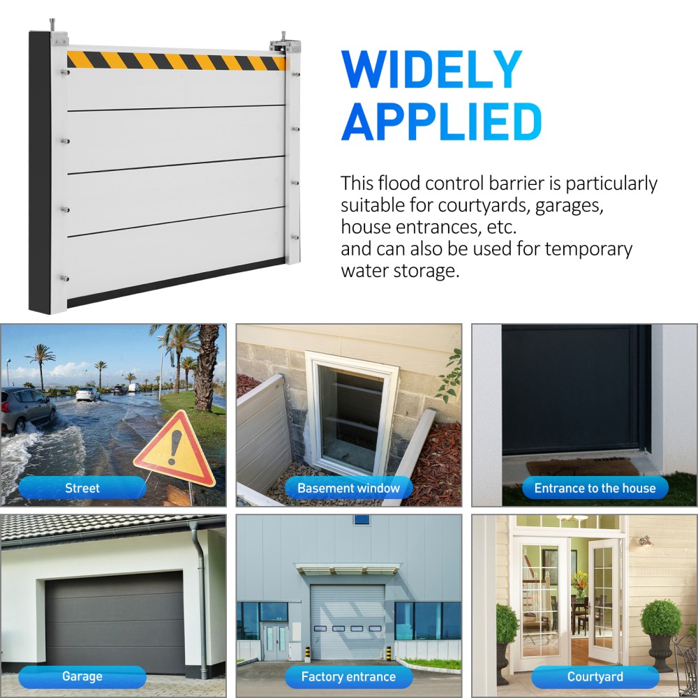 Heavy Duty Unit Module Design Flood Protection Barrier Reusable Flood Barrier
