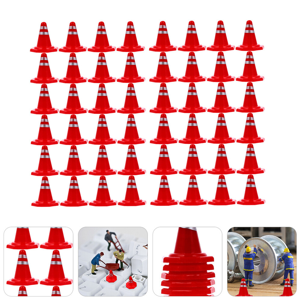 60Pcs construction cones Traffic Safety Cone toy field Marker Cones