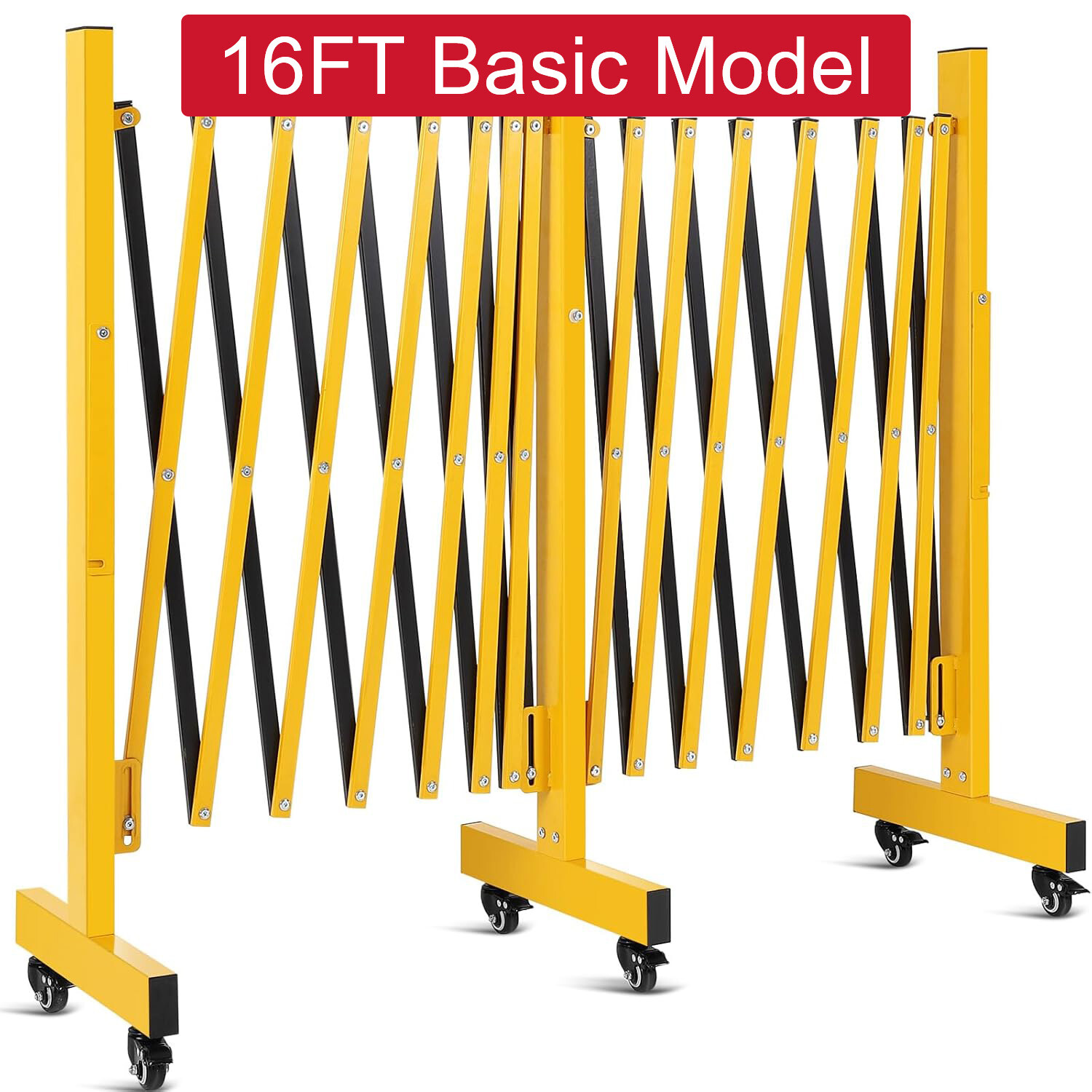 Metal Expandable Barricade Fold Safety Traffic Driveway Crowd Control Gate Fence