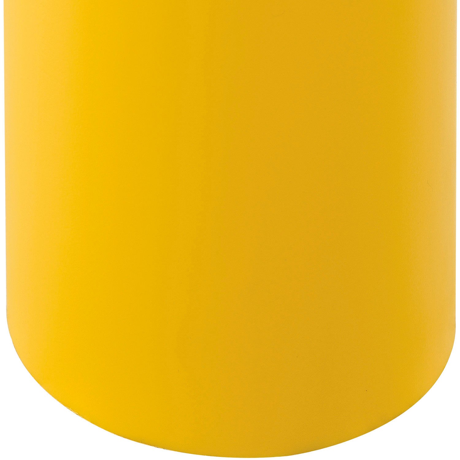 Global Industrial Bollard Post Sleeve 4″ D x 64″ H Yellow With Red Tape HDPE