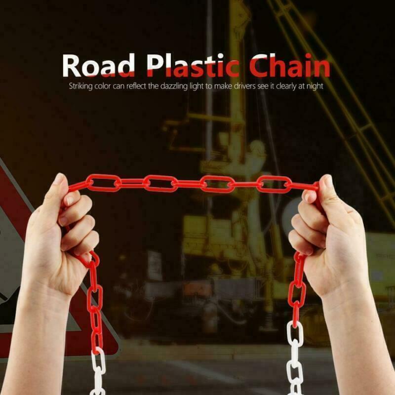1X Crowd Control Plastic Chain Utility Safety Barrier Indoor& Outdoor new