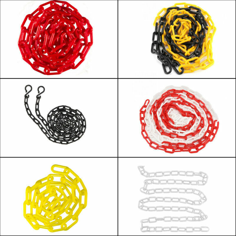 1X Crowd Control Plastic Chain Utility Safety Barrier Indoor& Outdoor new